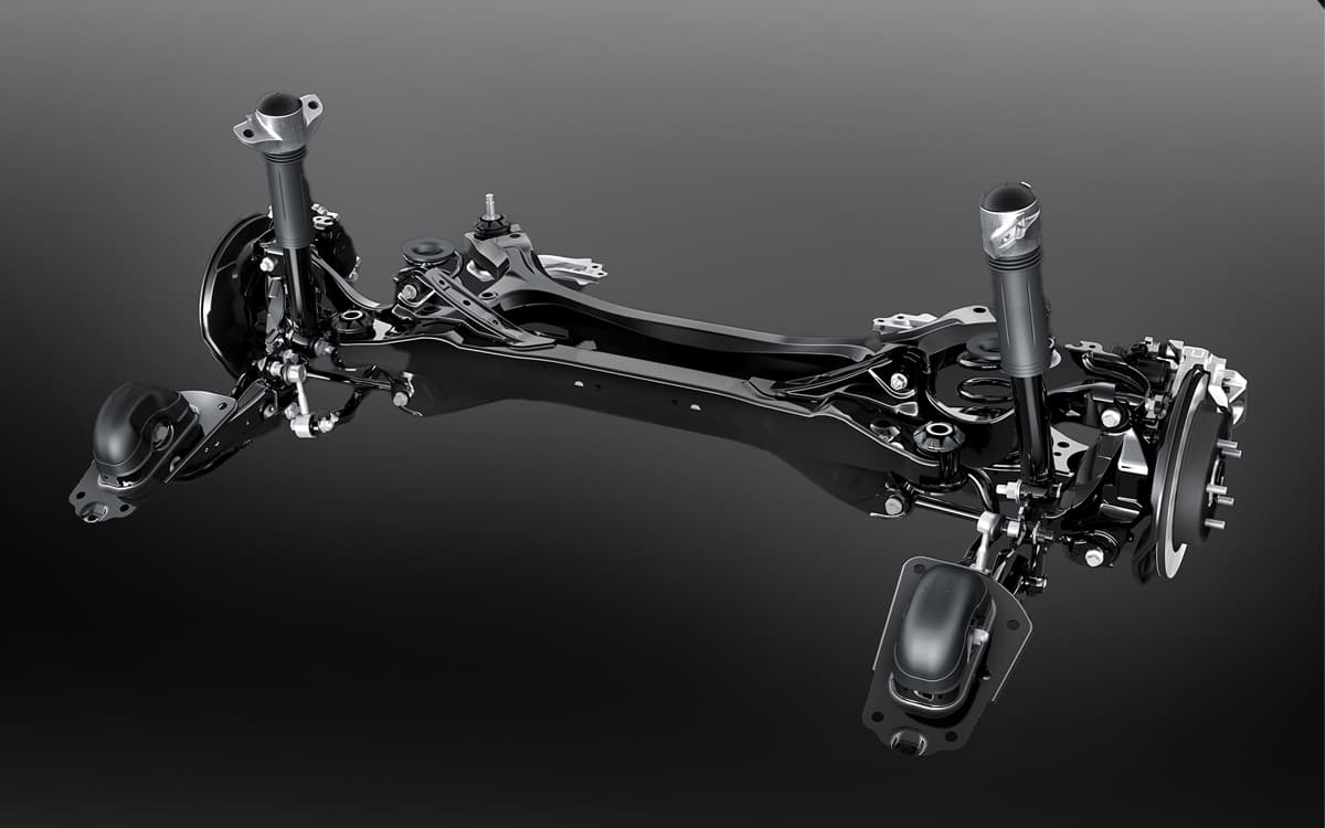 IMPROVED REAR SUSPENSION-MEMBER BRACES